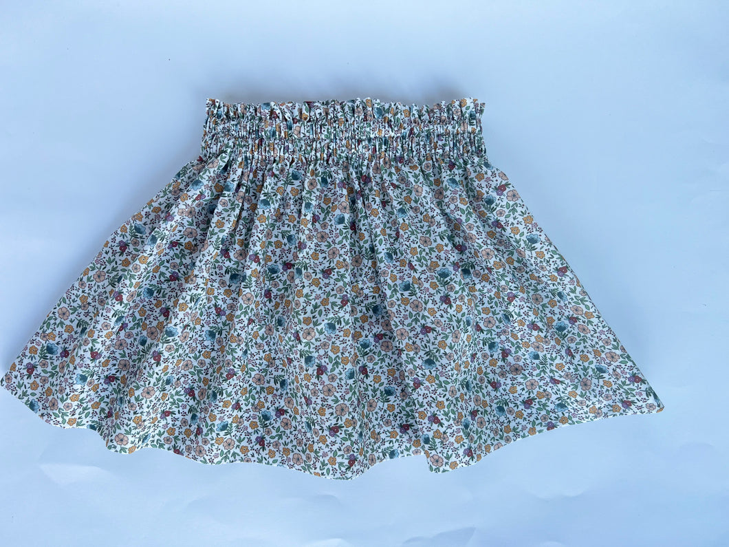 Falda florecitaas